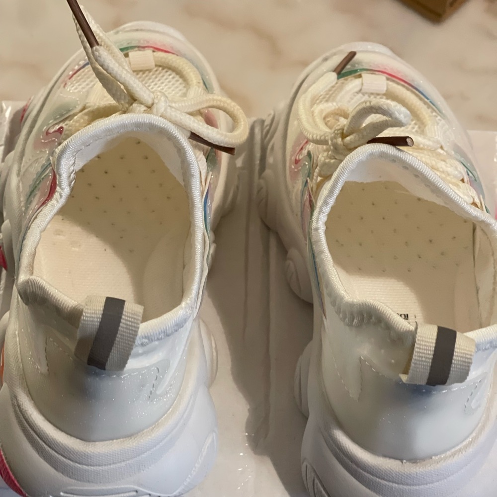Euro size 26 US size is 8-9 shoe size. Brand new never worn